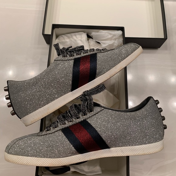 Gucci Shoes - Gucci Glitter Web